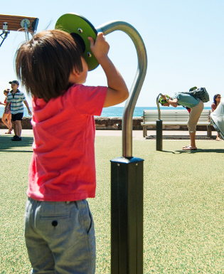 Talk tubes playground equipment